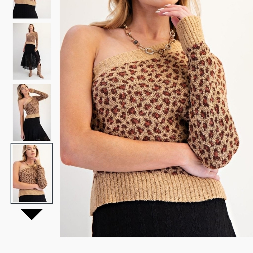 NWT! Easel Brand One Shoulder Size Med